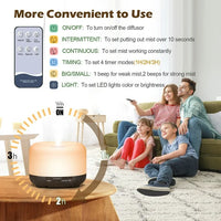 Load image into Gallery viewer, 500ml Upgraded Water Scent Diffuser with Remote Control
