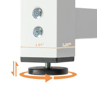 Load image into Gallery viewer, Spacious Wood Computer Desk with Sturdy Metal Frame - Oak
