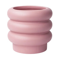 Load image into Gallery viewer, 6&quot; Chinook Ceramic Bubble Planter Pink Modern Design
