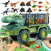 Load image into Gallery viewer, Dinosaur Toy for Kids 3-5 5-7, Dinosaur Truck Carrier Car, Monster Truck with Dinosaur Toys for Boys, Dino Transport Cars Playset Gift for Boys
