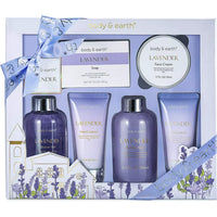 Load image into Gallery viewer, 6-Piece Lavender Bath &amp; Body Kit, Relaxation Gifts for Women
