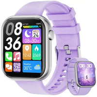 Load image into Gallery viewer, Purple Wireless Calling Smartwatch for Women
