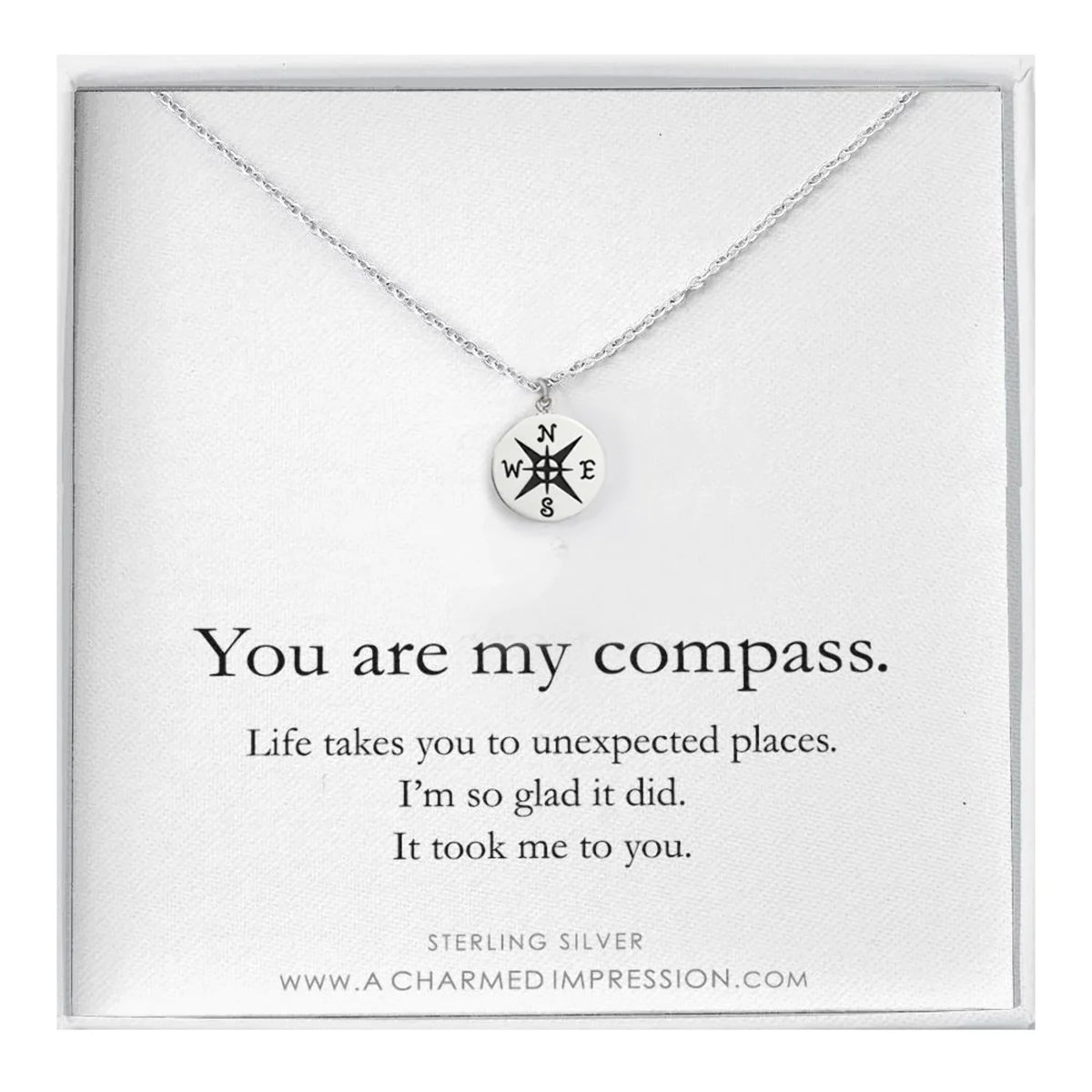 Gift for Wife Girlfriend Best Friend • You are my Compass