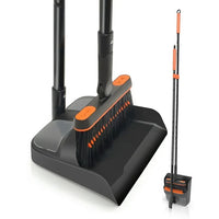 Load image into Gallery viewer, &quot;54&quot; Long Handle Broom and Dustpan Set
