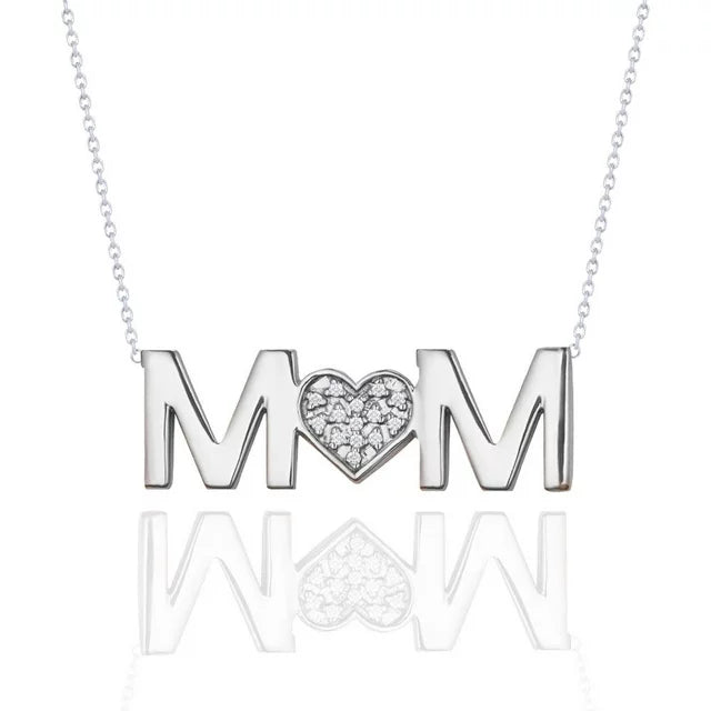 MOM Moissanite Pendant Necklace
