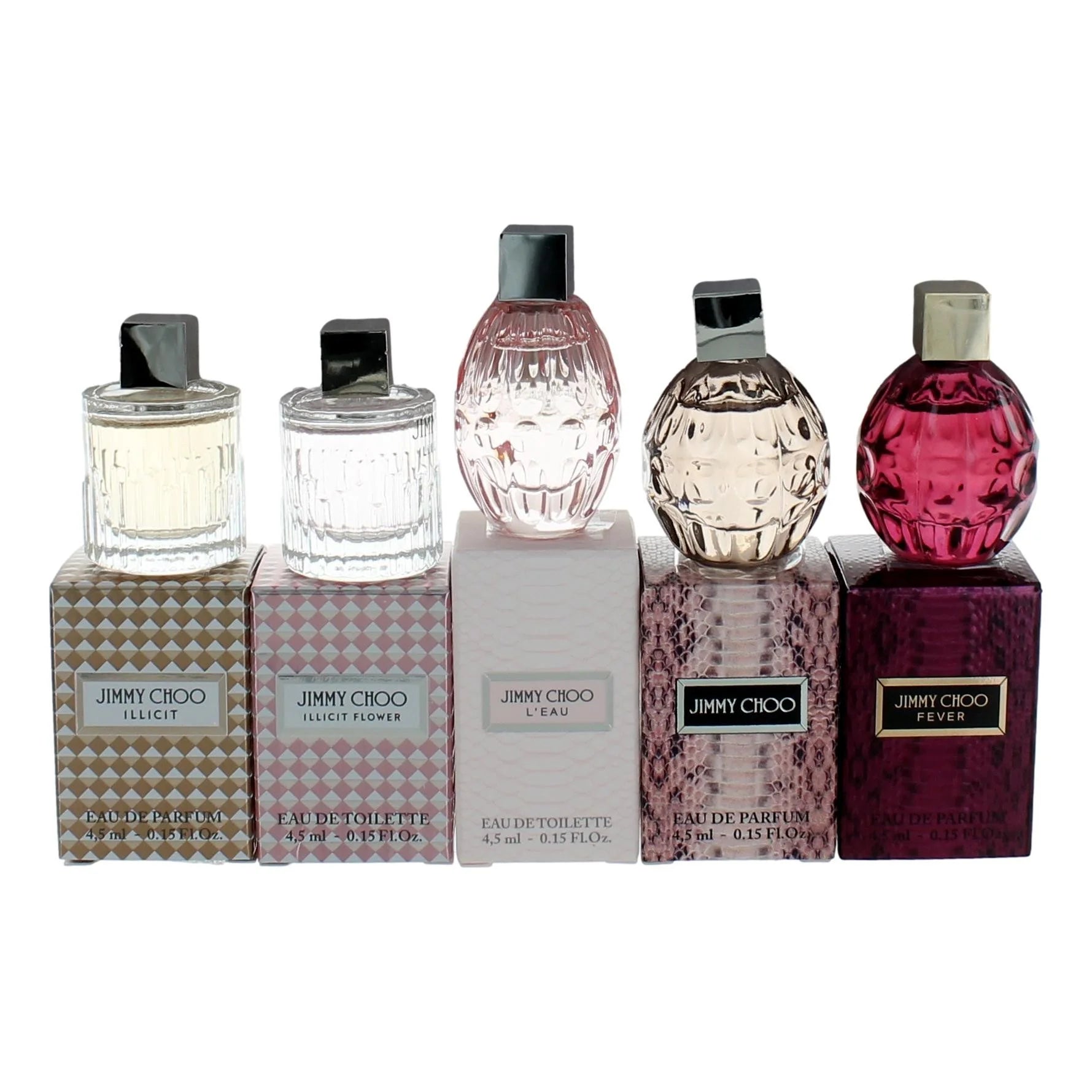 Jimmy Choo Mini Variety 5 Piece Gift Set for Women Happy and Joy Store