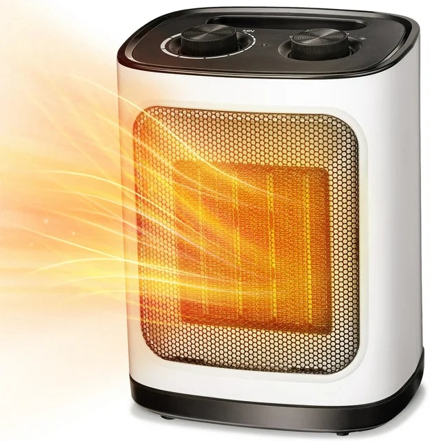 Compact Space Heater with Thermostat