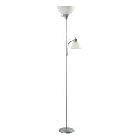 Load image into Gallery viewer, &quot;Modern 72&#39;&#39; Combo Floor Lamp - Silver
