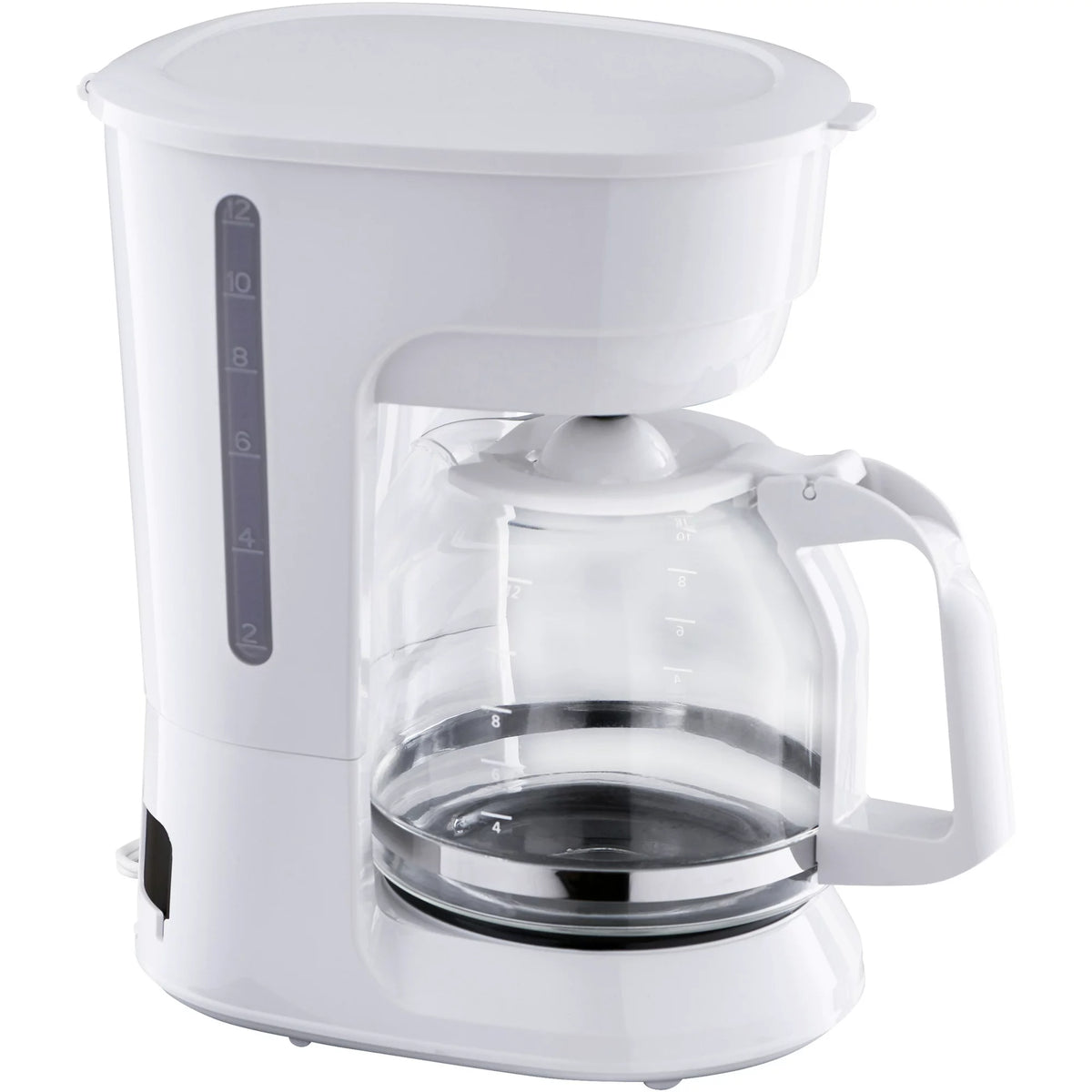 White 12-Cup Drip Coffee Maker