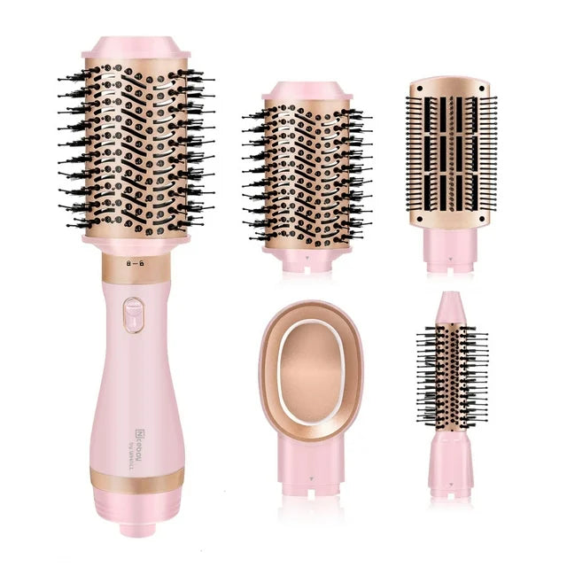 Blow Dryer Brush with 4-1n-1 Tool Set