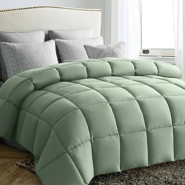 Luxury Sage Green Down Alternative Comforter