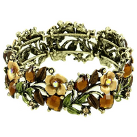 Load image into Gallery viewer, Vintage Flower Bracelet Bangle
