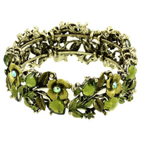 Load image into Gallery viewer, Vintage Flower Bracelet Bangle

