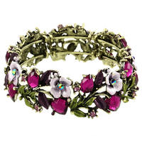 Load image into Gallery viewer, Vintage Flower Bracelet Bangle
