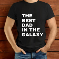 Load image into Gallery viewer, UNISEX T-SHIRT - THE BEST DAD IN THE GALAXY
