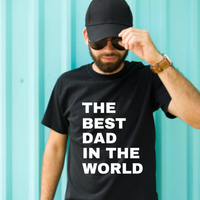 Load image into Gallery viewer, UNISEX T-SHIRT - THE BEST DAD IN THE WORLD
