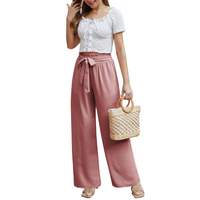 Load image into Gallery viewer, Women Casual Wide Leg Pants
