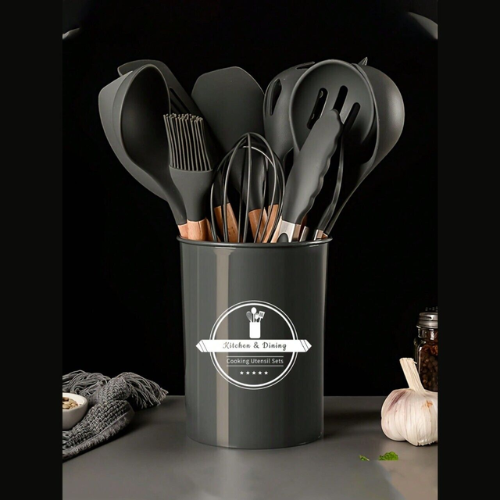 12pcs Silicone Cooking Utensils Set for Kitchen