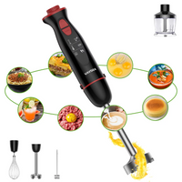 Load image into Gallery viewer, 12-Speed Multi-Function Handheld Stick Blender with Stainless Steel Blades for Immersion Blending
