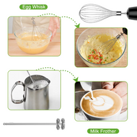 Load image into Gallery viewer, 12-Speed Multi-Function Handheld Stick Blender with Stainless Steel Blades for Immersion Blending
