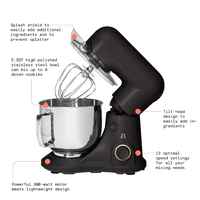 Load image into Gallery viewer, 5.3 qt Stand Mixer, Lightweight &amp; Powerful with Tilt-Head
