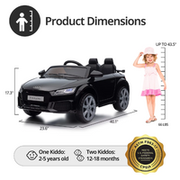 Load image into Gallery viewer, Electric Ride on Car for Kids, Licensed Audi 12V Powered Ride-on Toy with Remote
