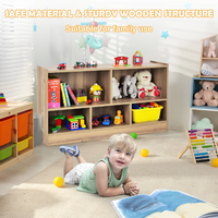 Load image into Gallery viewer, Wooden 5 Cube Children Storage Cabinet Bookcase Toy Storage
