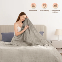 Load image into Gallery viewer, Electric Throw Blanket: 72&quot; x 84&quot;; Full Size; Fast Heating; 4 Heating Levels; Auto-off after 10 hours; Machine Washable
