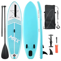 Load image into Gallery viewer, Inflatable Paddle Board: 10&#39; SUP 6 in. Thick Board Carry Bag &amp; Quick Pumping
