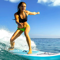 Load image into Gallery viewer, Inflatable Paddle Board: 10&#39; SUP 6 in. Thick Board Carry Bag &amp; Quick Pumping
