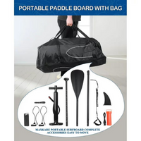 Load image into Gallery viewer, Inflatable Paddle Board: 10&#39; SUP 6 in. Thick Board Carry Bag &amp; Quick Pumping
