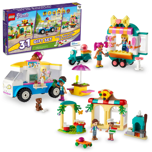 LEGO Friends Play Day Gift Set, 3 in 1 Building Toy Set for 6 Year Old Girls and Boys