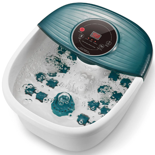 Foot Spa Bath Massager with Heat Pedicure Foot Soaking Tub with Bubble