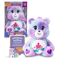 Load image into Gallery viewer, Care Bears 40th Anniversary Care A Lot Bear Plush
