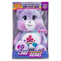 Load image into Gallery viewer, Care Bears 40th Anniversary Care A Lot Bear Plush
