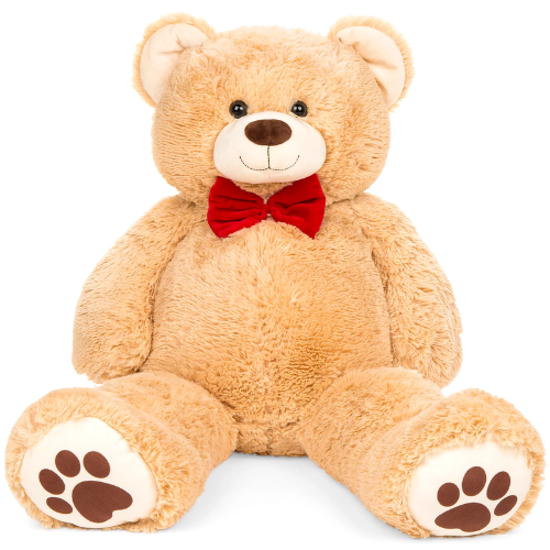 38in Giant Soft Plush Teddy Bear Stuffed Animal Toy w/ Bow Tie