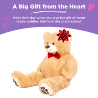 Load image into Gallery viewer, 38in Giant Soft Plush Teddy Bear Stuffed Animal Toy w/ Bow Tie
