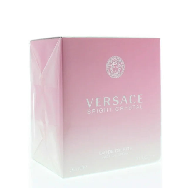 Versace Bright Crystal Eau De Toilette 3 oz - Fresh Floral Fragrance for Women