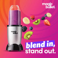 Load image into Gallery viewer, Magic Bullet® 11 Piece Personal Blender MBR-1101 – Silver / Black
