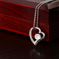 Load image into Gallery viewer, Illuminate Her Heart with the Forever Love Necklace/ Valentine&#39;s Gift for Wife
