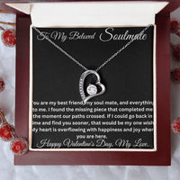 Load image into Gallery viewer, Illuminate Her Heart with the Forever Love Necklace/ Valentine&#39;s Gift for Wife
