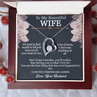 Load image into Gallery viewer, To My Beautiful Wife/Birthday Gift/Valentine&#39;s Gift Idea/Anniversary Gift/Mother&#39;s Day Gift

