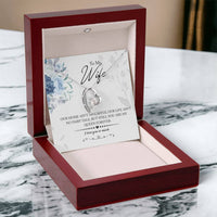 Load image into Gallery viewer, My Queen Wife -- Forever Love Necklace with On Demand Message Card
