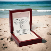 Load image into Gallery viewer, Enchant Her with the Unbreakable Love Knot Necklace/Gift for Daughter/ Birthday Gift/ Valentine&#39;s Gift Idea
