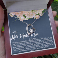 Load image into Gallery viewer, My Role Model Mom Necklace - Forever Love Necklace
