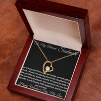 Load image into Gallery viewer, Illuminate Her Heart with the Forever Love Necklace/ Valentine&#39;s Gift for Wife
