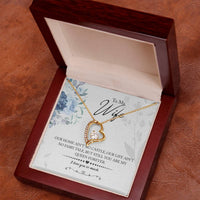 Load image into Gallery viewer, My Queen Wife -- Forever Love Necklace with On Demand Message Card

