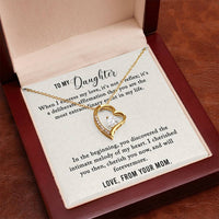 Load image into Gallery viewer, Enchant Her with the Unbreakable Love Knot Necklace/Gift for Daughter/ Birthday Gift/ Valentine&#39;s Gift Idea
