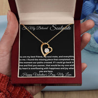 Load image into Gallery viewer, Illuminate Her Heart with the Forever Love Necklace/ Valentine&#39;s Gift for Wife
