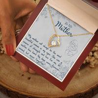 Load image into Gallery viewer, To my Mom - Forever Love Necklace with On Demand Message Card
